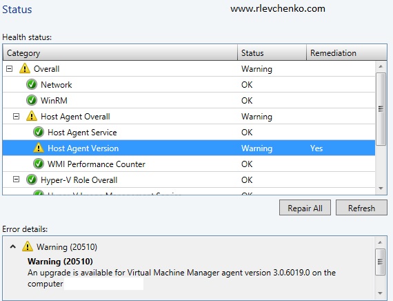 vmm-agent-status