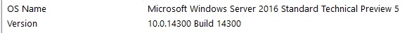 windows server 2016 technical preview 5 build