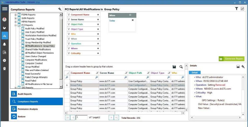 How easy is it to track Group Policy changes using the event log ...
