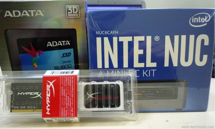 Intel NUC SSD RAM