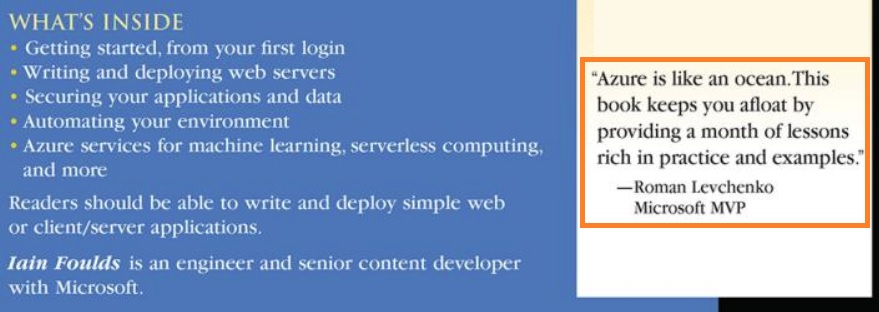 learn azure in a month of lunches